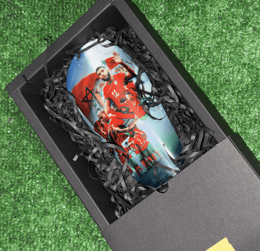 Protège - Tibias Personnalisés - Édition Maroc CAN 2025 - Goal ShieldGoal ShieldGoal ShieldXS