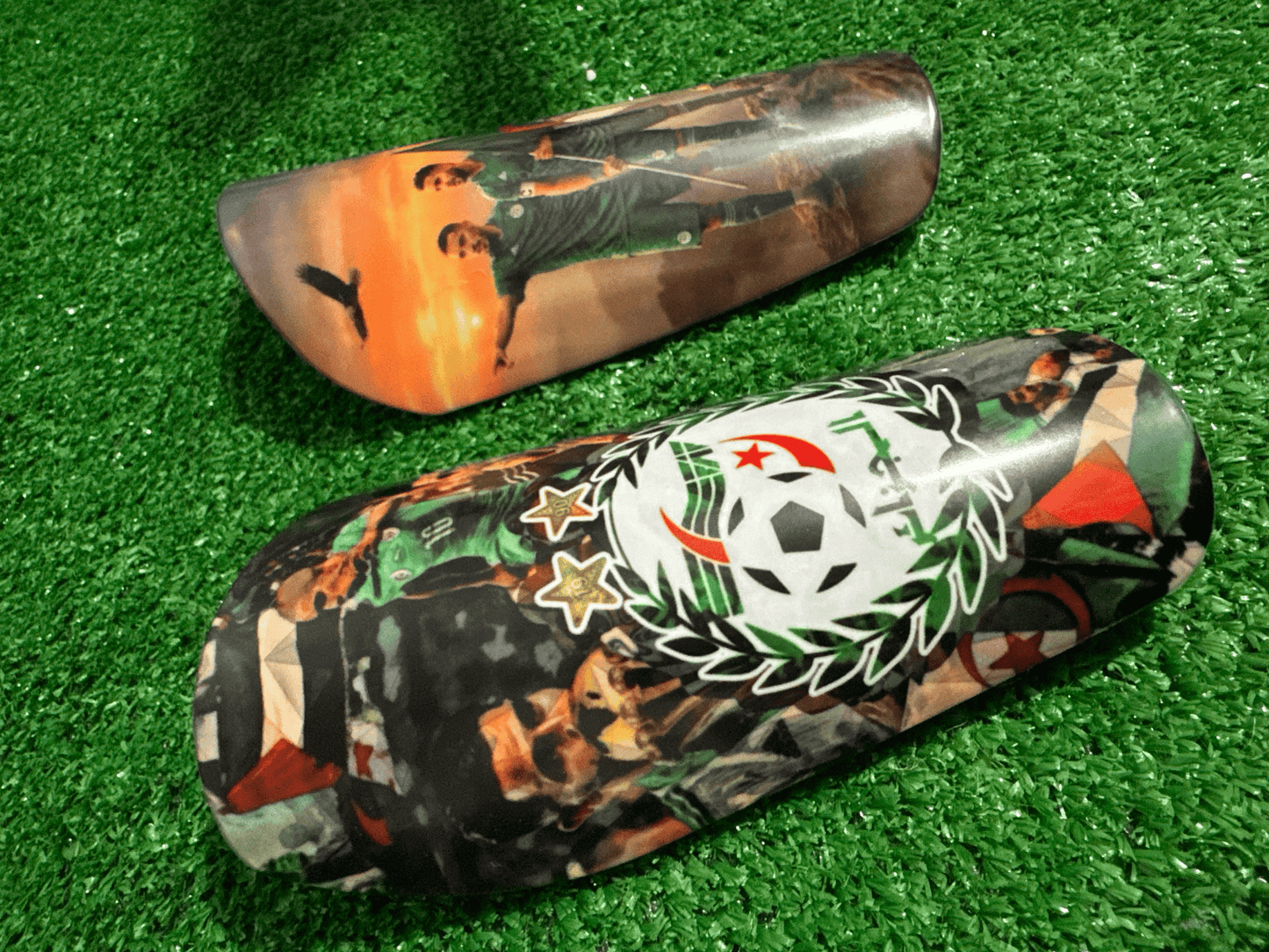 Protège - Tibias Personnalisés - Édition Algérie CAN 2025 - Goal ShieldGoal ShieldGoal ShieldXS