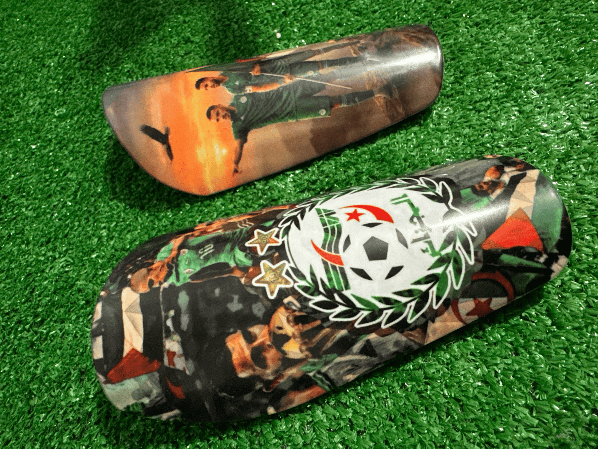 Protège - Tibias Personnalisés - Édition Algérie CAN 2025 - Goal ShieldGoal ShieldGoal ShieldXS