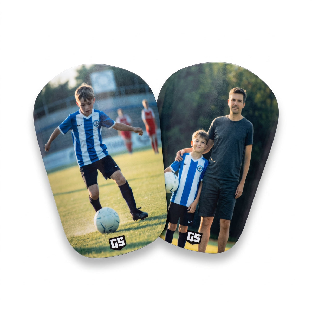 PROTÈGE-TIBIAS PRO PERSONNALISÉS - Goal ShieldGoal ShieldGoal ShieldXS